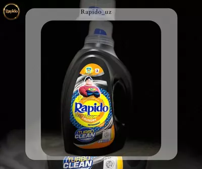 Жидкость для стирки Turboclin Rapido для черной и темной одежды. - 45 000 сум от 160 шт.