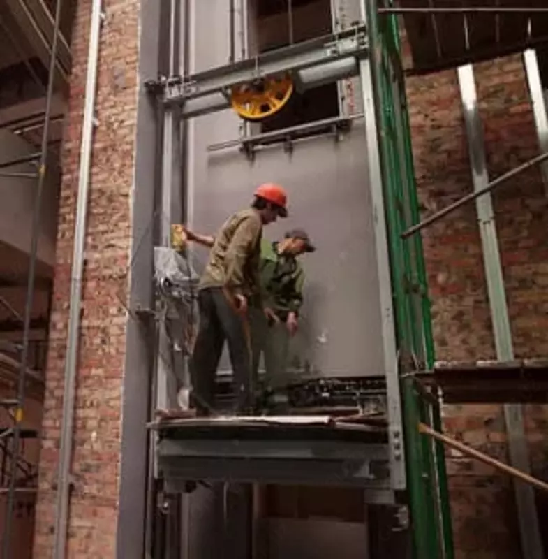 "TECOM" LP-0450 yo'lovchi liftini o'rnatish va ishga tushirish (450 kg