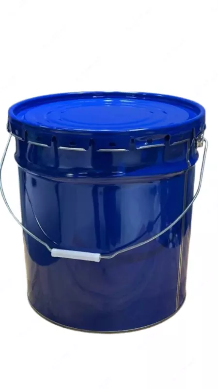 Металлическое ведро с крышкой корона 15л