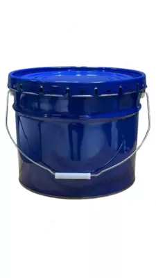 Металлическое ведро с крышкой корона 10л