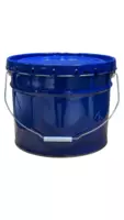 Металлическое ведро с крышкой корона 10л