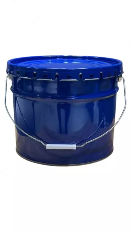 Металлическое ведро с крышкой корона 10л