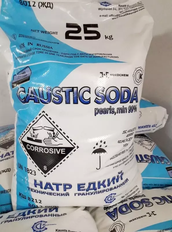 Каустик Сода Гранулланган 99% РОССИЯ КАУСТИК - по запросу