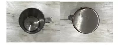 Кружка из нержавеющей стали с ручкой 470 мл (Пакистан) - 9 500 сум от 9500 шт.