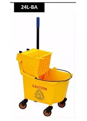 Ведро с отжимом и колесами 20 литров
