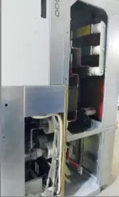 To'liq taqsimlash moslamasi (KRU) 10 kV, K-59 hujayra, vakuumli o'chirgich va o'rni himoyasi va avtomatizatsiyasi bilan