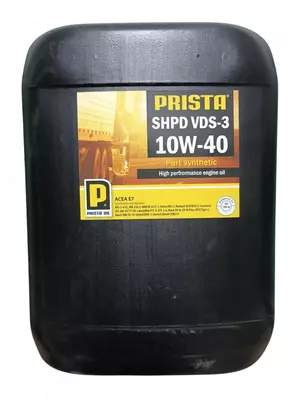 Полусинтетические моторные масла Prista SHPD VDS3 10W40 (20 Л) API CI4/SL - 55 000 сум / литр