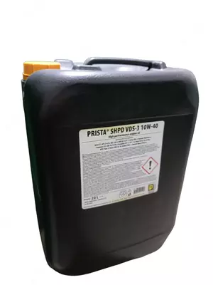 Полусинтетические моторные масла Prista SHPD VDS3 10W40 (20 Л) API CI4/SL Оптом и розница