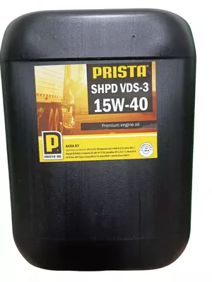 Моторные масла «Премиум» Prista SHPD VDS3 15W40 (20 л) API CI4/SL - 50 000 сум / литр