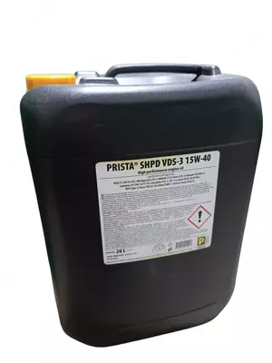 Моторные масла «Премиум» Prista SHPD VDS3 15W40 (20 л) API CI4/SL Оптом и розница