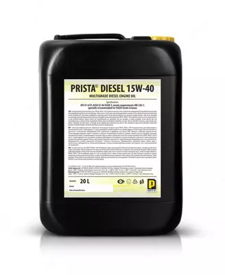 35 000 сум / литр Полусинтетические моторные масла Моторные масла «Стандарт» Prista Diesel 15W40 (20 л)API CF4/CF