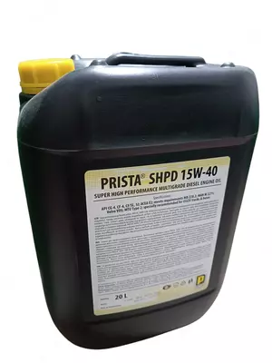 Полусинтетические моторные масла Моторные масла для двигателей грузовиков и автобусов на метане Prista SHPD LS 15W40 (20Л)