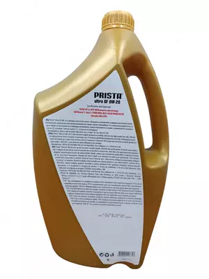 Моторные масла Для легковых автомобилей и легких коммерческих грузовиков Синтетические моторные масла Prista Ultra GF 0W20 (4Л) - 60 000 сум / литр