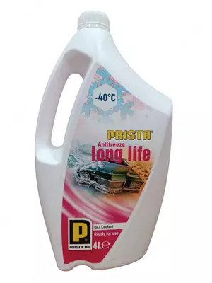 Антифризыохладители Prista Antifreeze Long Life (Ready For Use) (-40°C) ASTM D 3306 (4l)