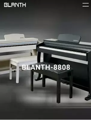 6 300 000 сум / шт Цифровое Пианино. Электронное пианино. Фортепиано BLANTH-8808 (черный)
