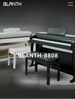 6 300 000 сум Цифровое Пианино. Электронное пианино. Фортепиано BLANTH-8808 (черный)