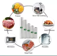 Вакуумные пакеты. Рифлёные пакеты для вакуумного упаковщика (рулоны разных размеров) 28см х 15м - 150 000 сум