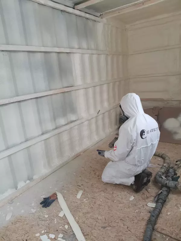 Теплоизоляция стен модульного дома