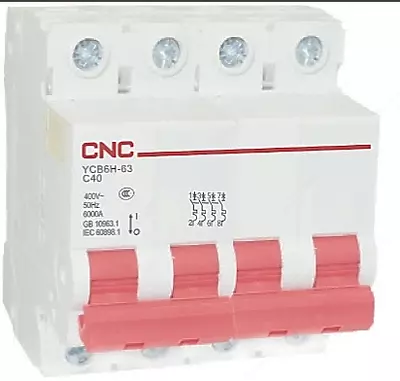 75 072 so'm / dona Автоматический выключатель YCB6-63H 4P C25A