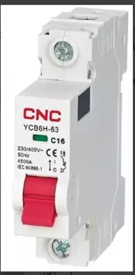 18 768 so'm / dona Автоматический выключатель YCB6-63H 1P B2A 6kA