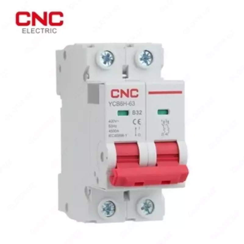 Автоматический выключатель YCB6-63H 2P B10A 6kA - 34 648 сум