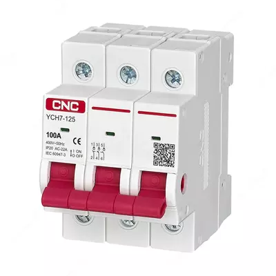 Автоматический выключатель YCB6-63H 3P B6A 6kA