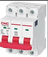 53 417 сум Автоматический выключатель YCB6-63H 3P B16A 6kA