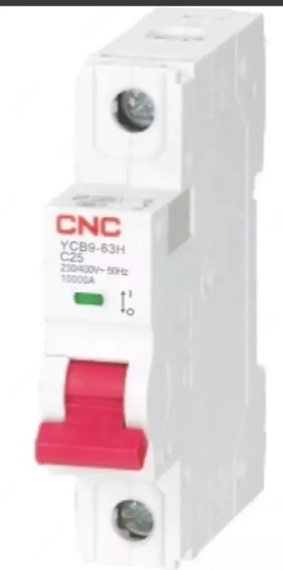 36 026 сум Автоматический выключатель YCB9-80M 1P 16A 10kA