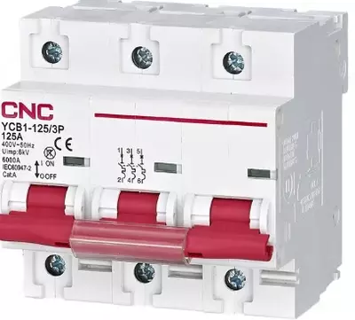Автоматический выключатель YCB7-125 4P 100A - 204 630 сум / шт
