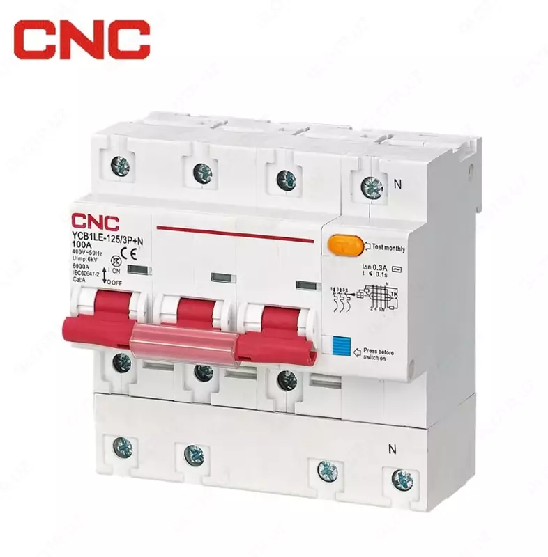 Автоматы дифференциальные YCB6HLE-63 4P C40A - 185 897 so'm