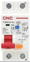 162 840 сум Автоматы дифференциальные YCB7LE-63Y 1P+N C63A (NEW TYPE)