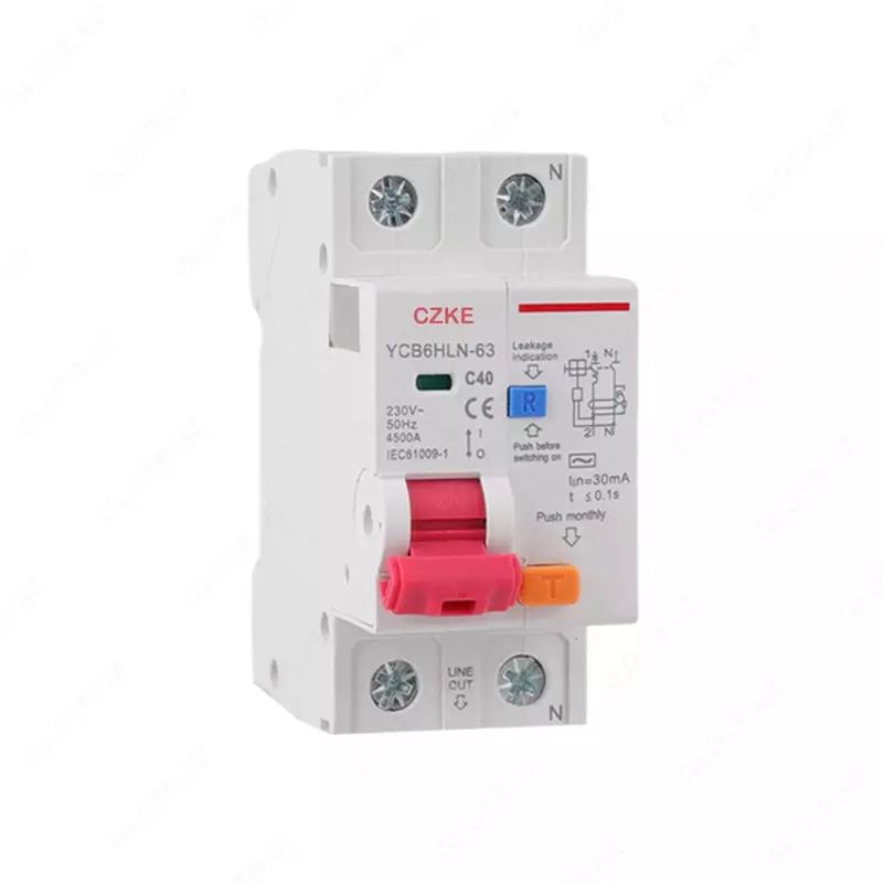 Автоматы дифференциальные YCB6HLE-63 3P+N C25A - 162 840 сум