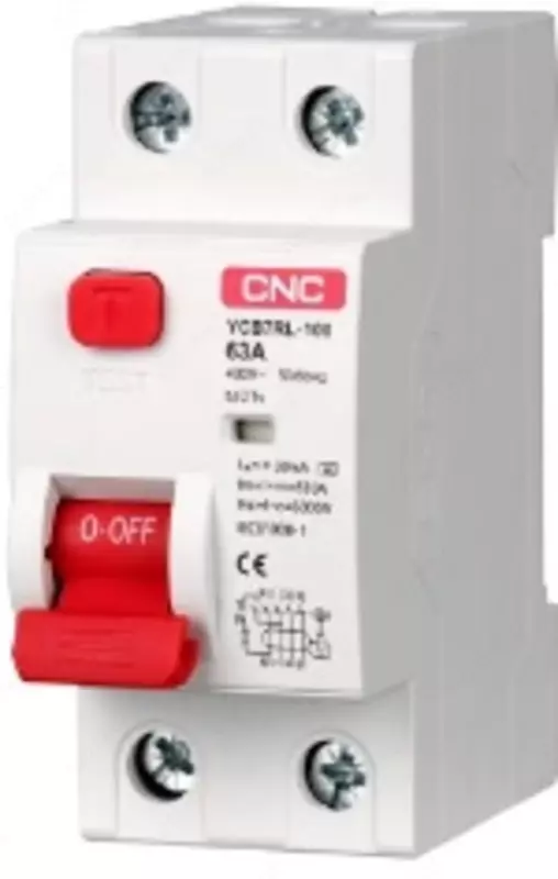Автоматы УЗО YCB7RL-100 6kA 3P+N 100A AC 100mA