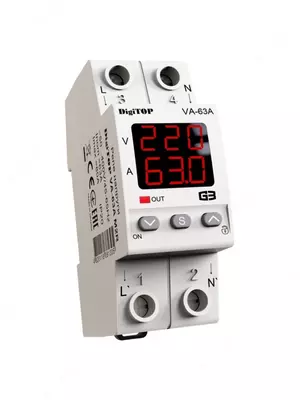 Реле напряжения DigiTOP VA-63A M2R