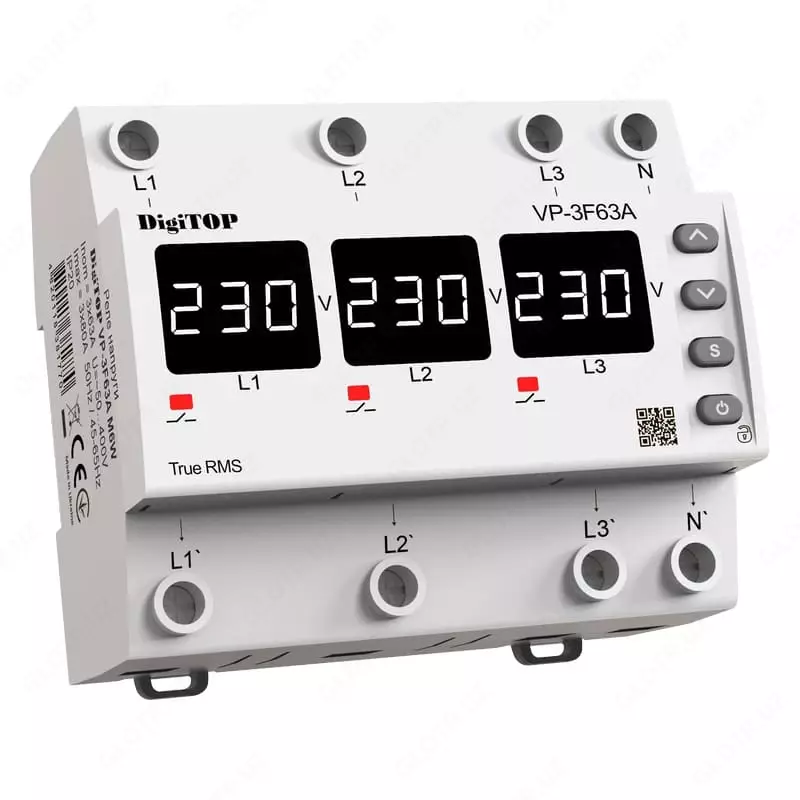 DigiTOP VP-3F63A M6W kuchlanish relesi