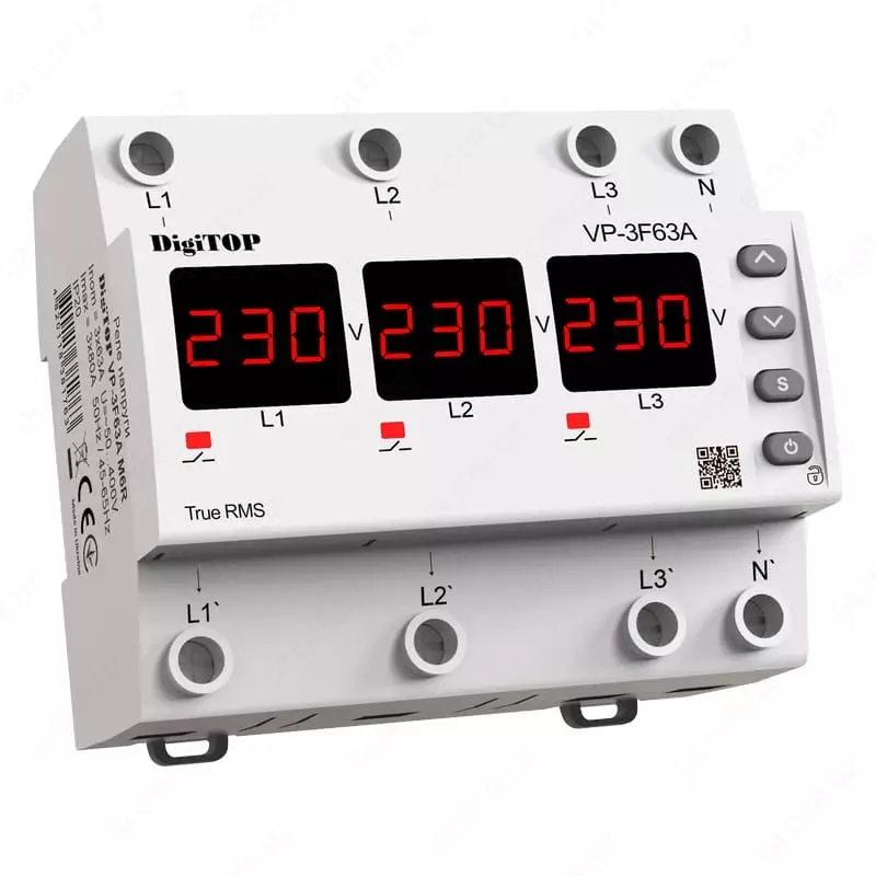 DigiTOP VP-3F63A M6R kuchlanish relesi