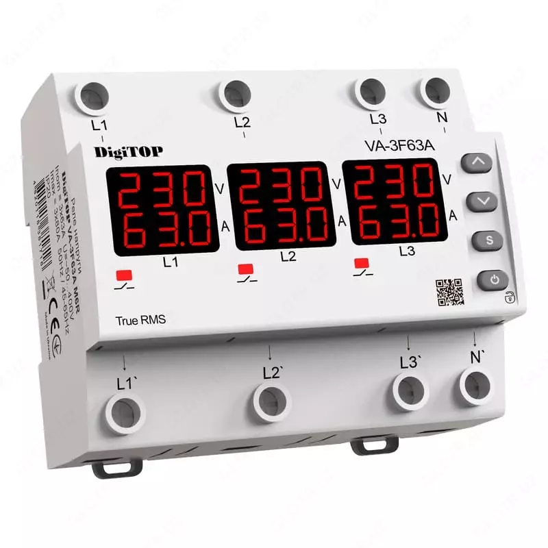 DigiTOP VA-3F63A M6R kuchlanish rele