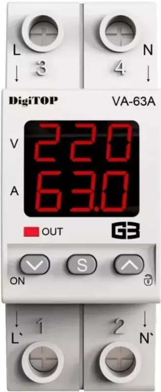  DigiTOP kuchlanish rölesi VA-63A M2R VA-63AM2R - 