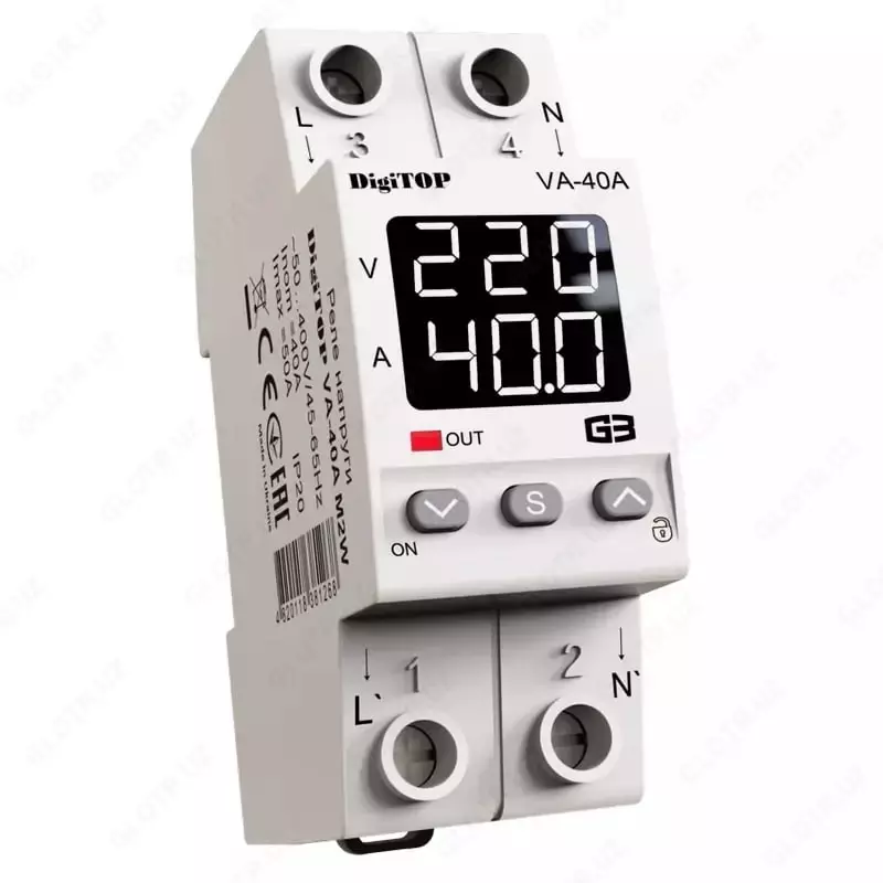 Реле напряжения DigiTOP VA-40A M2W