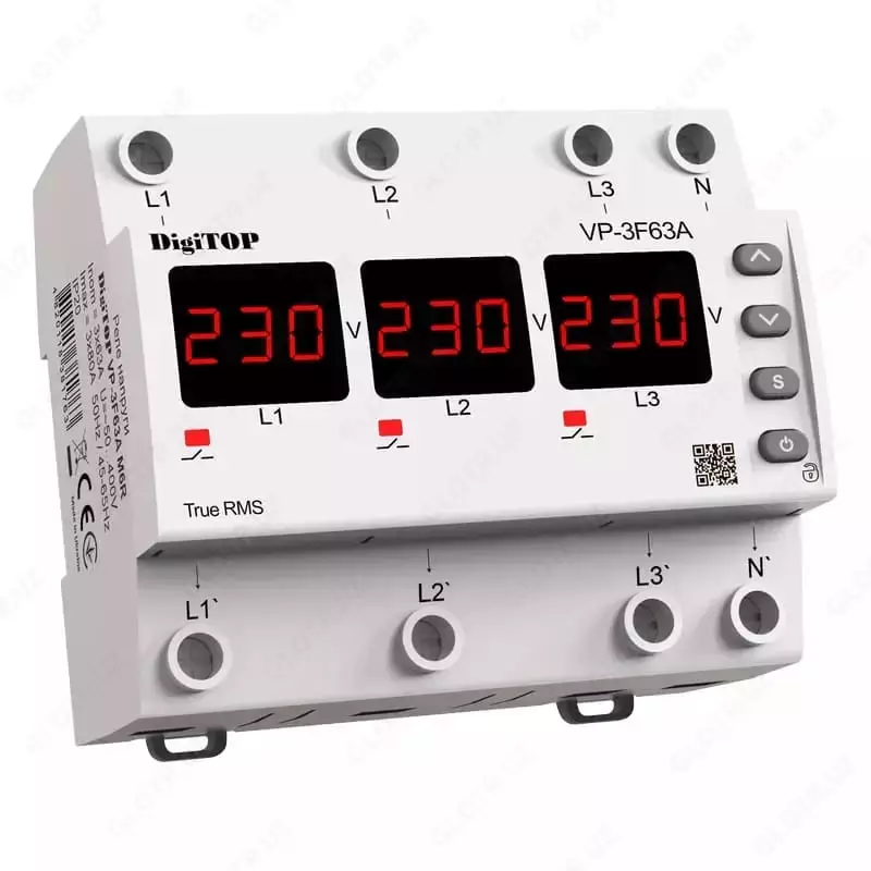 DigiTOP VP-3F63A M6W kuchlanish rölesi