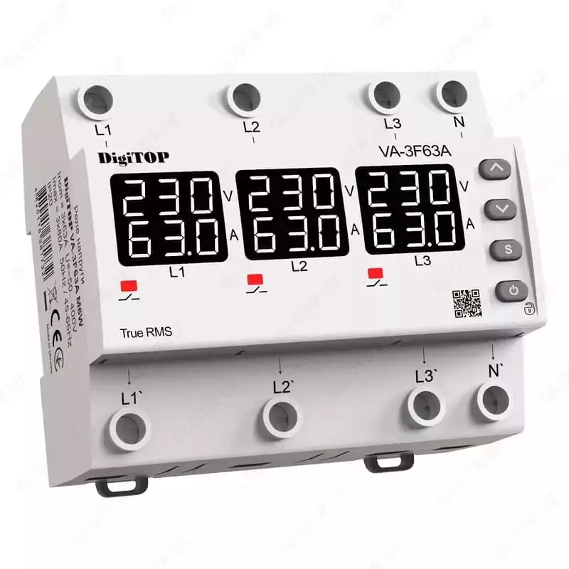 DigiTOP VA-3F63A M6W kuchlanish rölesi