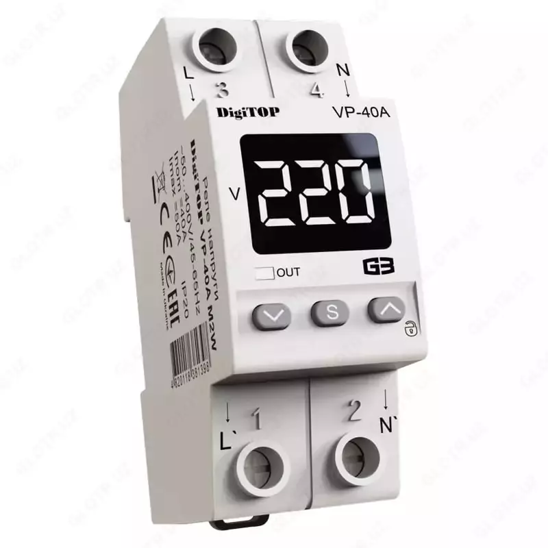 Реле напряжения DigiTOP VP-40A M2W