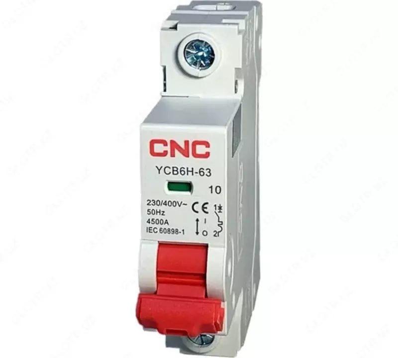 Автоматический выключатель (Байпас) CNC Electric YCB6 HS 1P 63A (Арт. - mcb-dz47hs-bpc1-63)