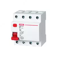 Электромагнитный автоматический выключатель (УЗО) CNC Electric YCB7RL-100 6kA 4P 80A AC 100mA (Арт. - uzo-ycb7-4-100ma-080)