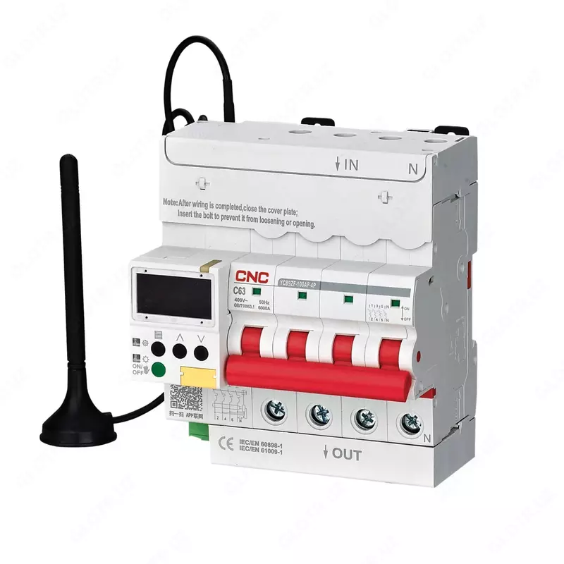 Автоматический выключатель (интеллектуальный) CNC Electric YCB9ZF - 100AP  Wi‑Fi (Арт. - mfa-wifi-ycb9zf-2p-0100a)