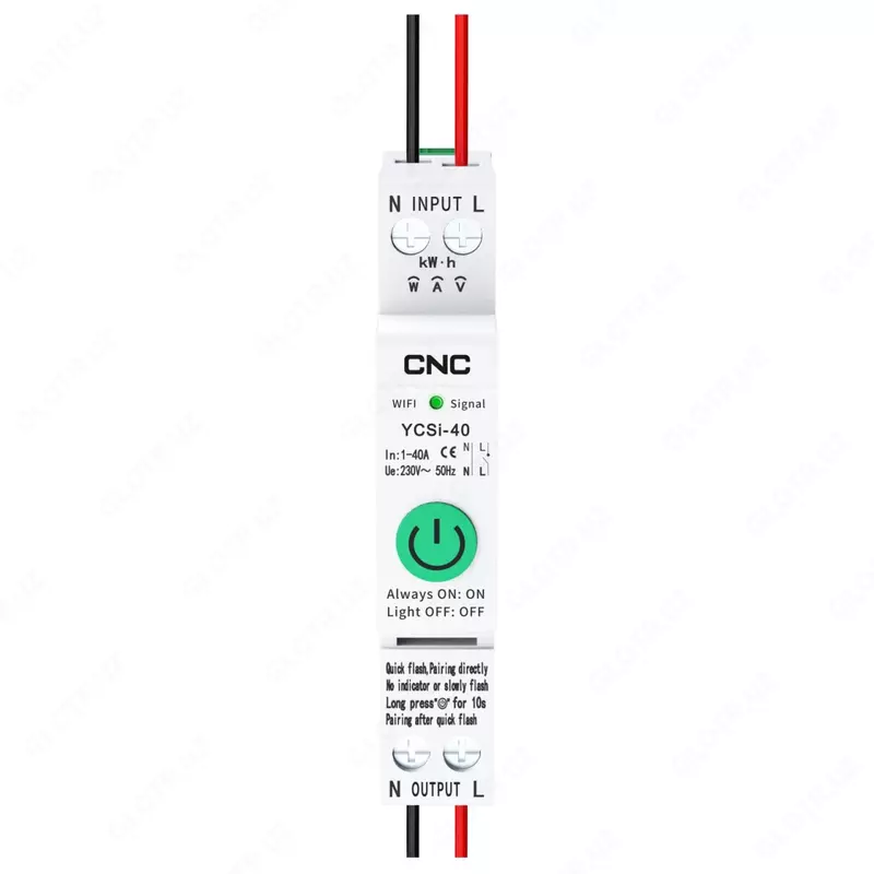 Автоматический выключатель (интеллектуальный) CNC Electric YCSi-40WJ (Арт. - mrp-ycsi-1p+n04a)