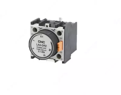 Приставка задержки времени (реле) CNC Electric LA3-DR2 для контактора CJX2 (Арт. - pr-la3-dr2)
