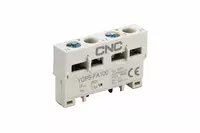 Yordamchi kontakt (yuqori ornatish) CNC Electric YCP5-FA100  1 NO + 1 NC (Art. - vk-vm-ycp5-ae11)