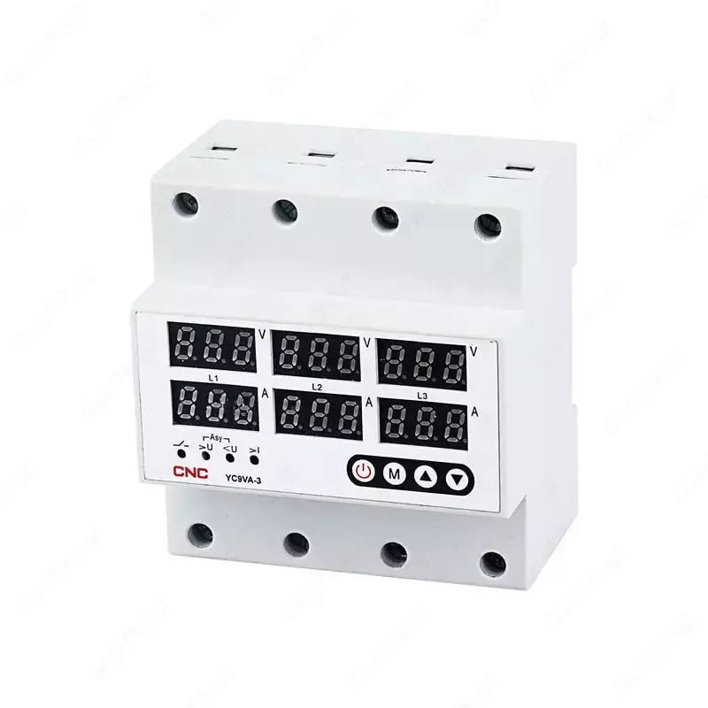 CNC Electric YC9VA tok monitoringi bilan raqamli kuchlanish relesi (RN-ycva-1-63-modda)