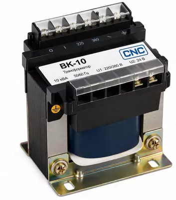 Bir fazali transformator (pastga tushiruvchi) CNC Electric VK (Art. - tt-bk-0100-220/110-12